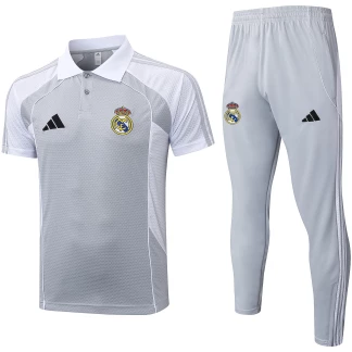 Real Madrid 25/26 Training Polo Set (White/Silver)