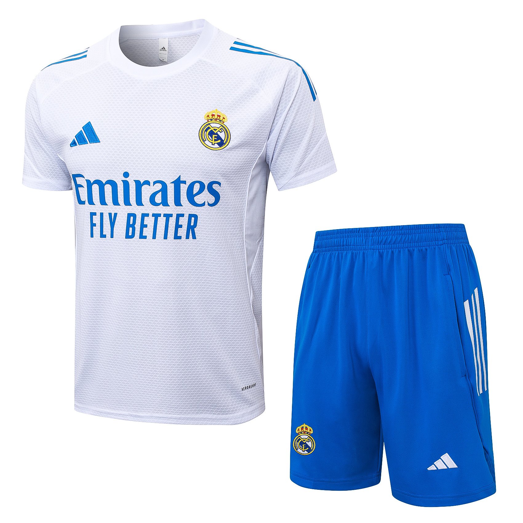 Real Madrid 25/26 White Training Kit - SoccerArmor -