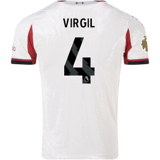 Virgil Liverpool 25/26 Authentic Away Jersey