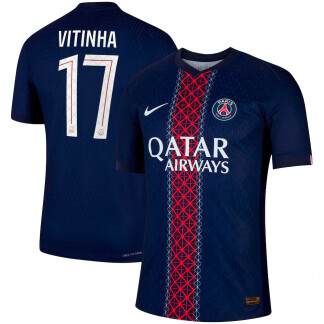 Vitinha PSG 25/26 Authentic Home Jersey (Cup printing)