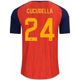 Cucurella Spain 26/27 Authentic Home Jersey