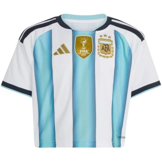 Argentina 26/27 Women's Crop Top Home Jersey