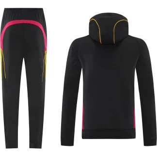 AS Roma 25/26 Black Hooded Tracksuit