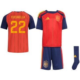 Cucurella Spain 26/27 Home Kids Kit
