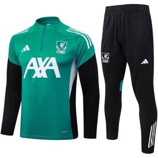 Liverpool 25/26 Green Half-Zip Tracksuit