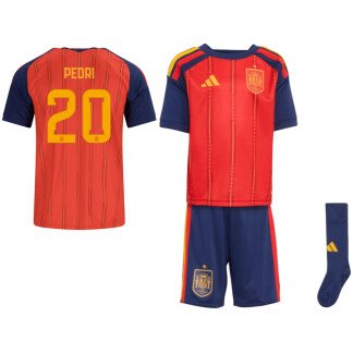 Pedri Spain 26/27 Home Kids Kit