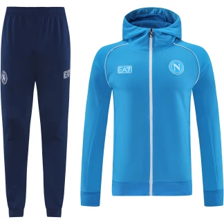SSC Napoli 25/26 Blue Hooded Tracksuit