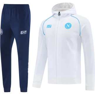 SSC Napoli 25/26 White Hooded Tracksuit