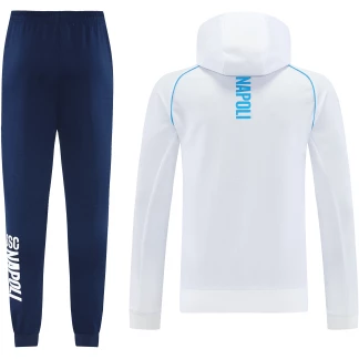 SSC Napoli 25/26 White Hooded Tracksuit