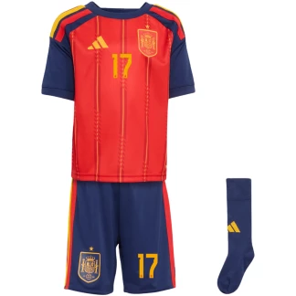 Williams Jr. Spain 26/27 Home Kids Kit