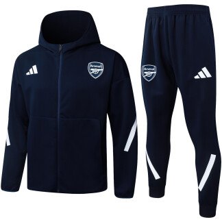 Arsenal 25/26 Navy Hooded Training Tracksuit
