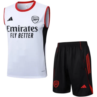 Arsenal 25/26 White Sleeveless Training Kit