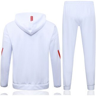 Bayern Munich 25/26 White Hooded Tracksuit