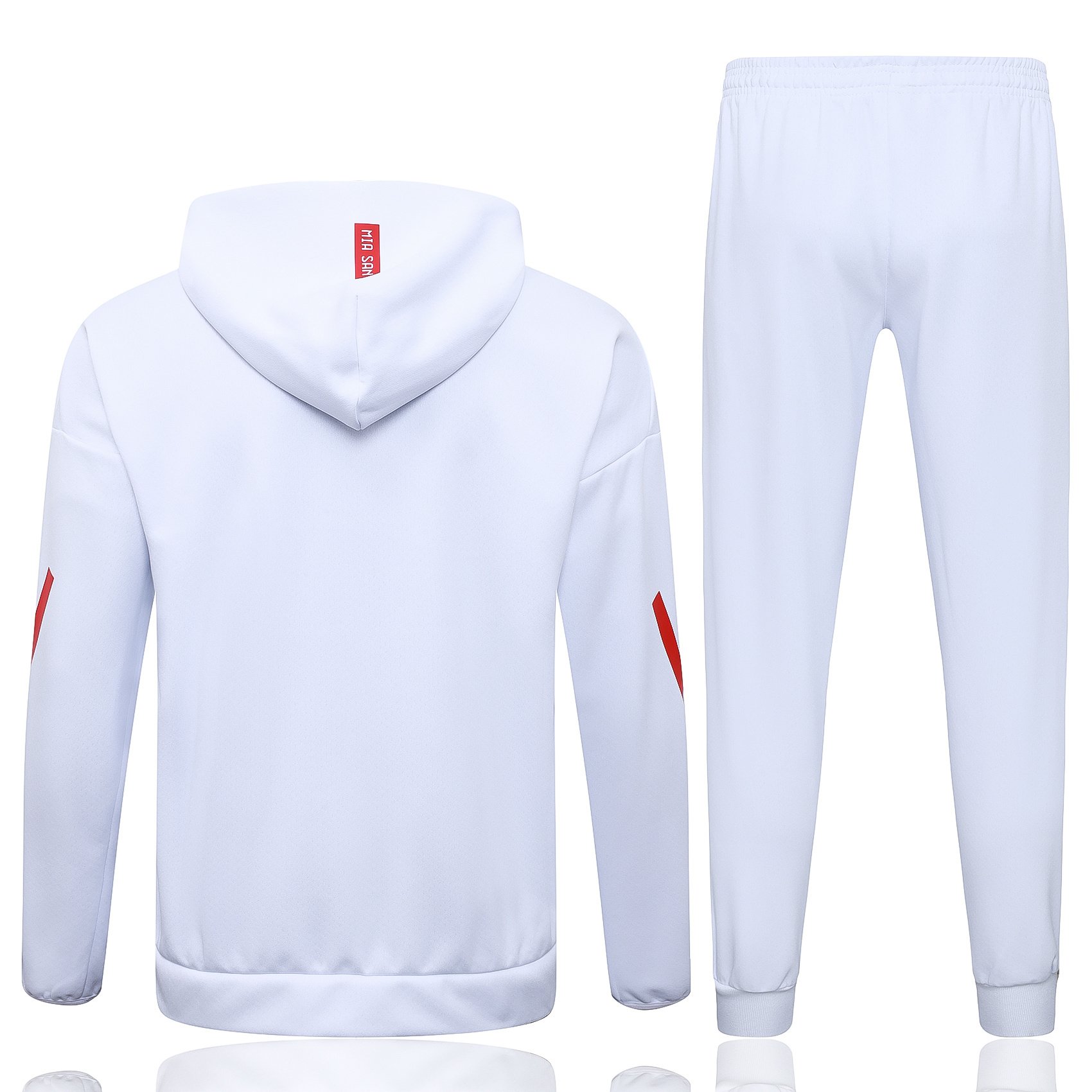 Bayern Munich 2526 White Hooded Tracksuit2