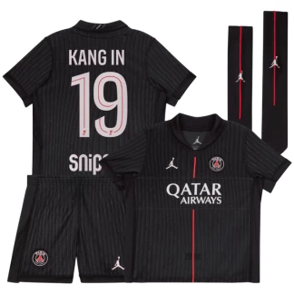 Kang In PSG 25/26 Fourth Kids Kit