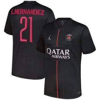 L.Hernandez PSG 25/26 Fourth Jersey (Cup printing)