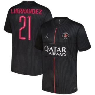 L.Hernandez PSG 25/26 Fourth Jersey (Cup printing)