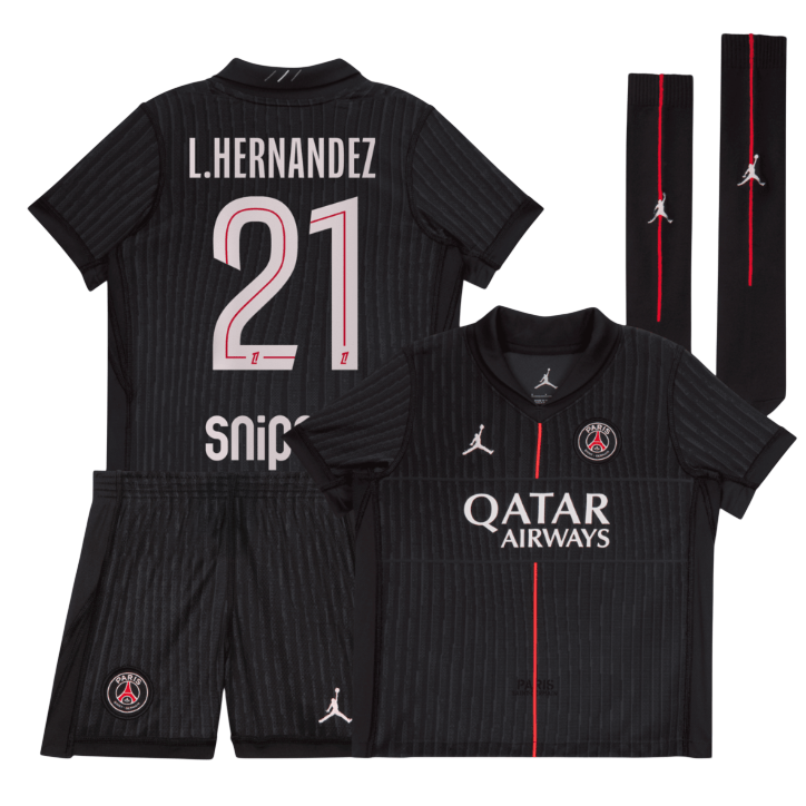 L.Hernandez PSG 2526 Fourth Kids Kit-