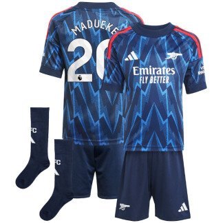 Madueke Arsenal 25/26 Away Kids Kit