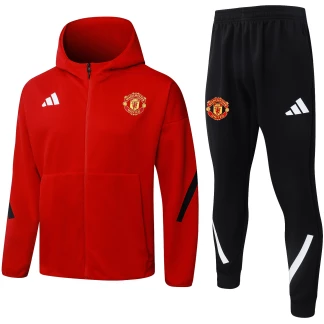 Manchester United 25/26 Red Hooded Tracksuit