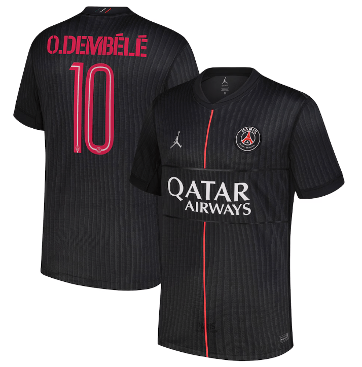 O.Dembélé PSG 2526 Fourth Jersey (Cup printing)