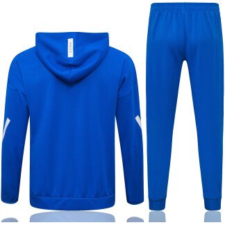 Real Madrid 25/26 Royal Blue Hooded Tracksuit