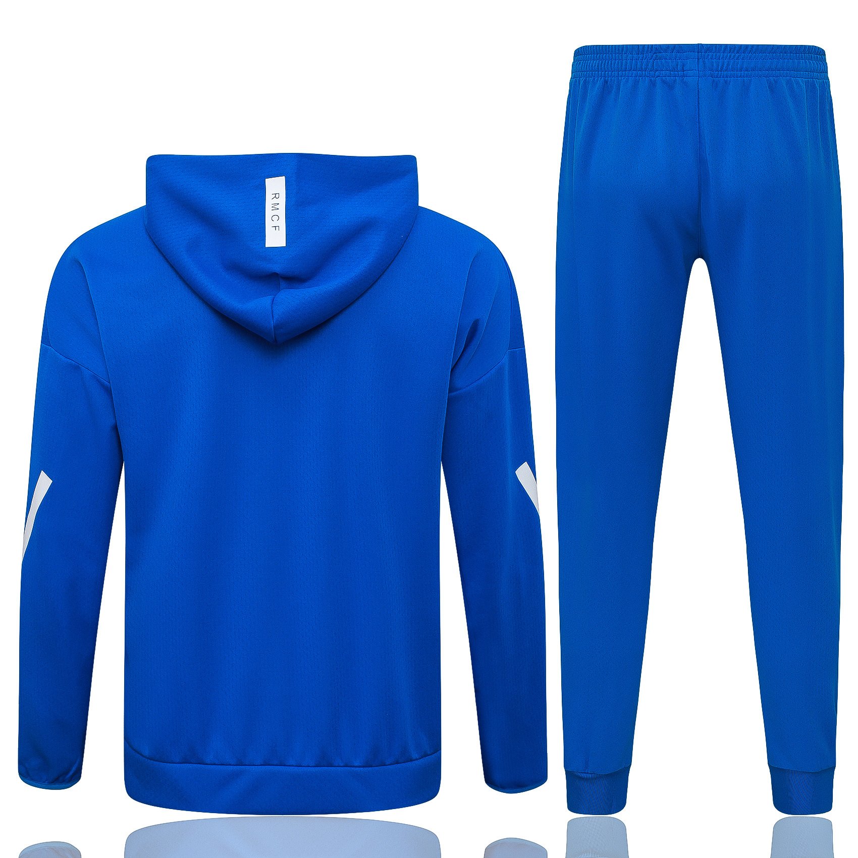 Real Madrid 2526 Royal Blue Hooded Tracksuit2