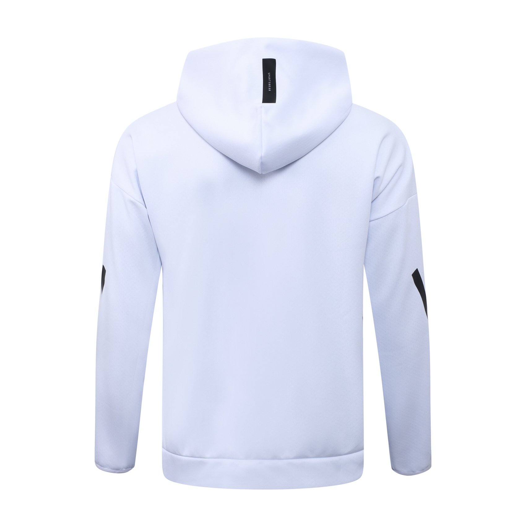 Real Madrid 2526 White Hooded Tracksuit4