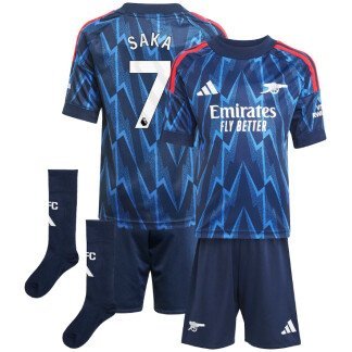 Saka Arsenal 25/26 Away Kids Kit