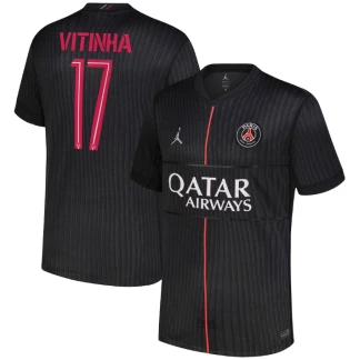 Vitinha PSG 25/26 Fourth Jersey (Cup printing)