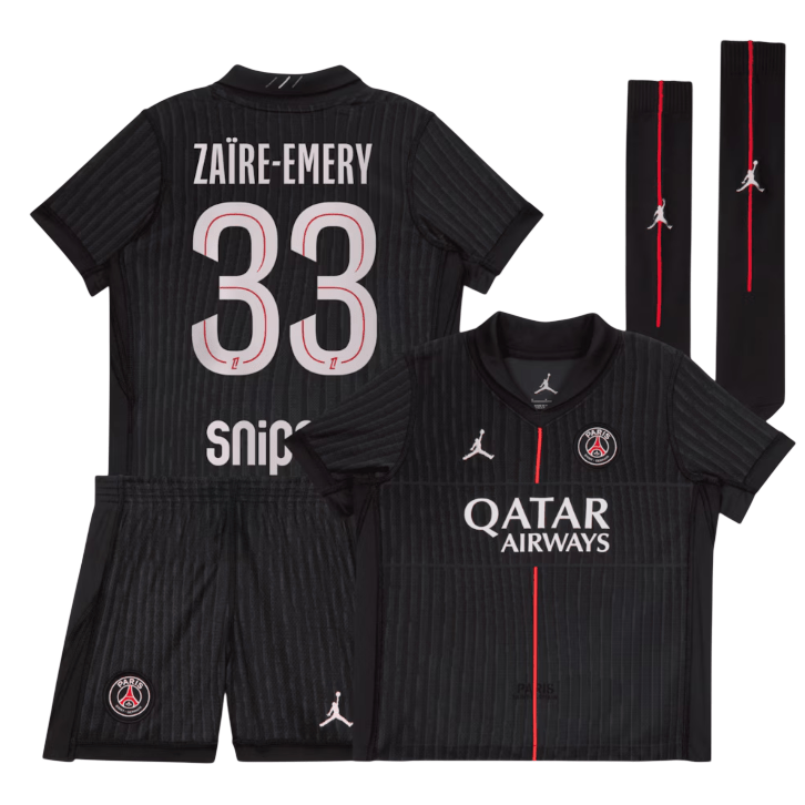 Zaïre-Emery PSG 2526 Fourth Kids Kit-