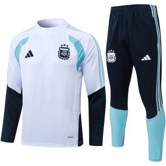 Argentina 25/26 Half-Zip White Tracksuit