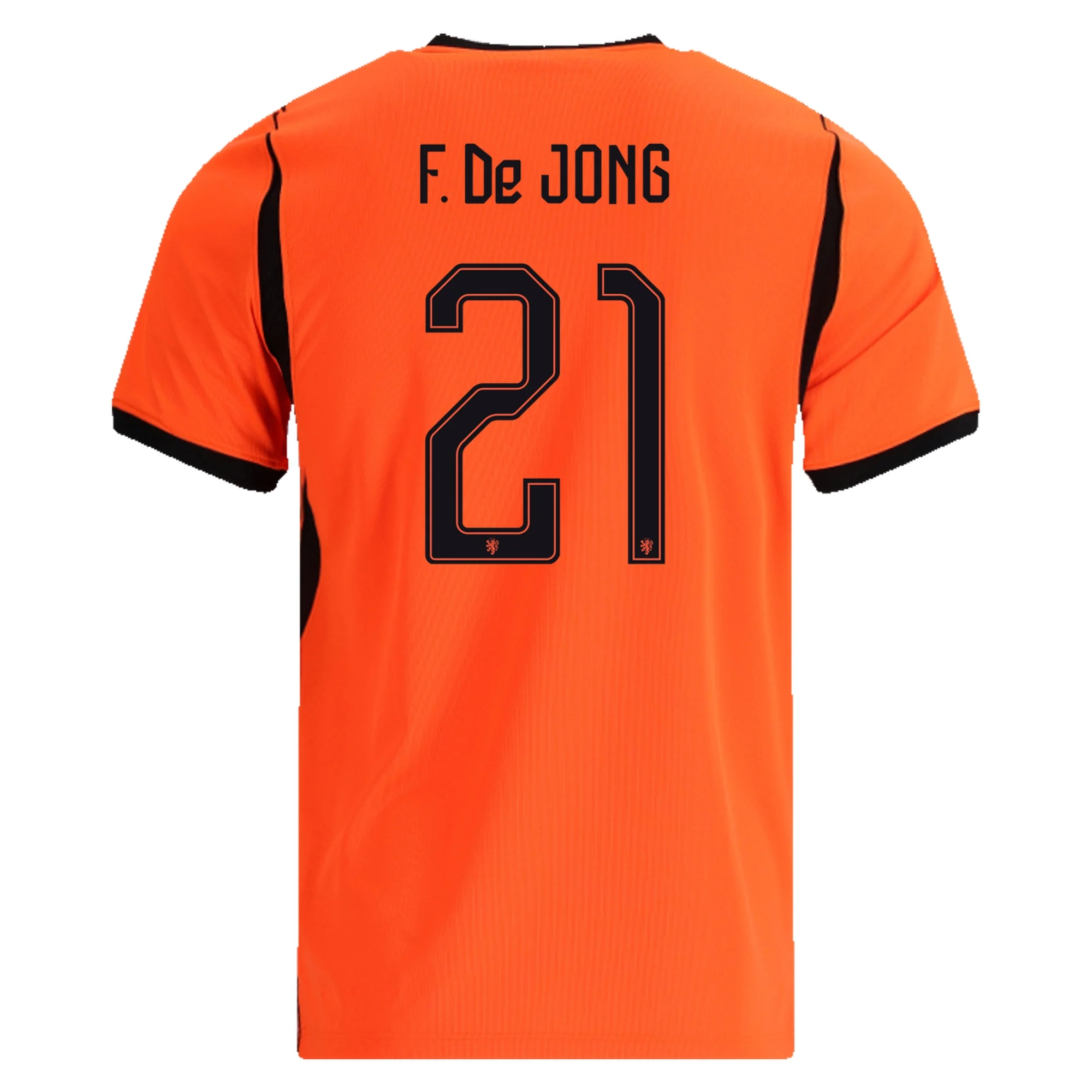 F. De Jong Netherlands 2627 Home Jersey