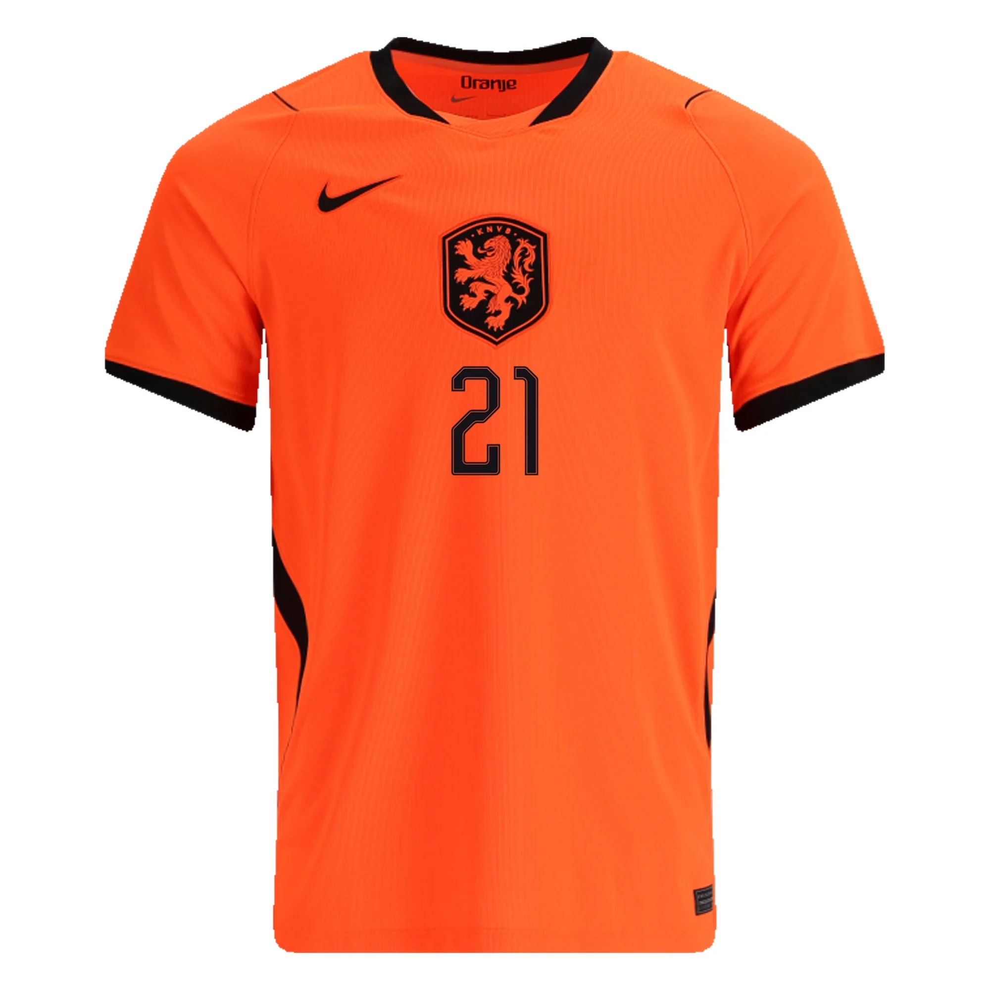 F. De Jong Netherlands 2627 Home Jersey2
