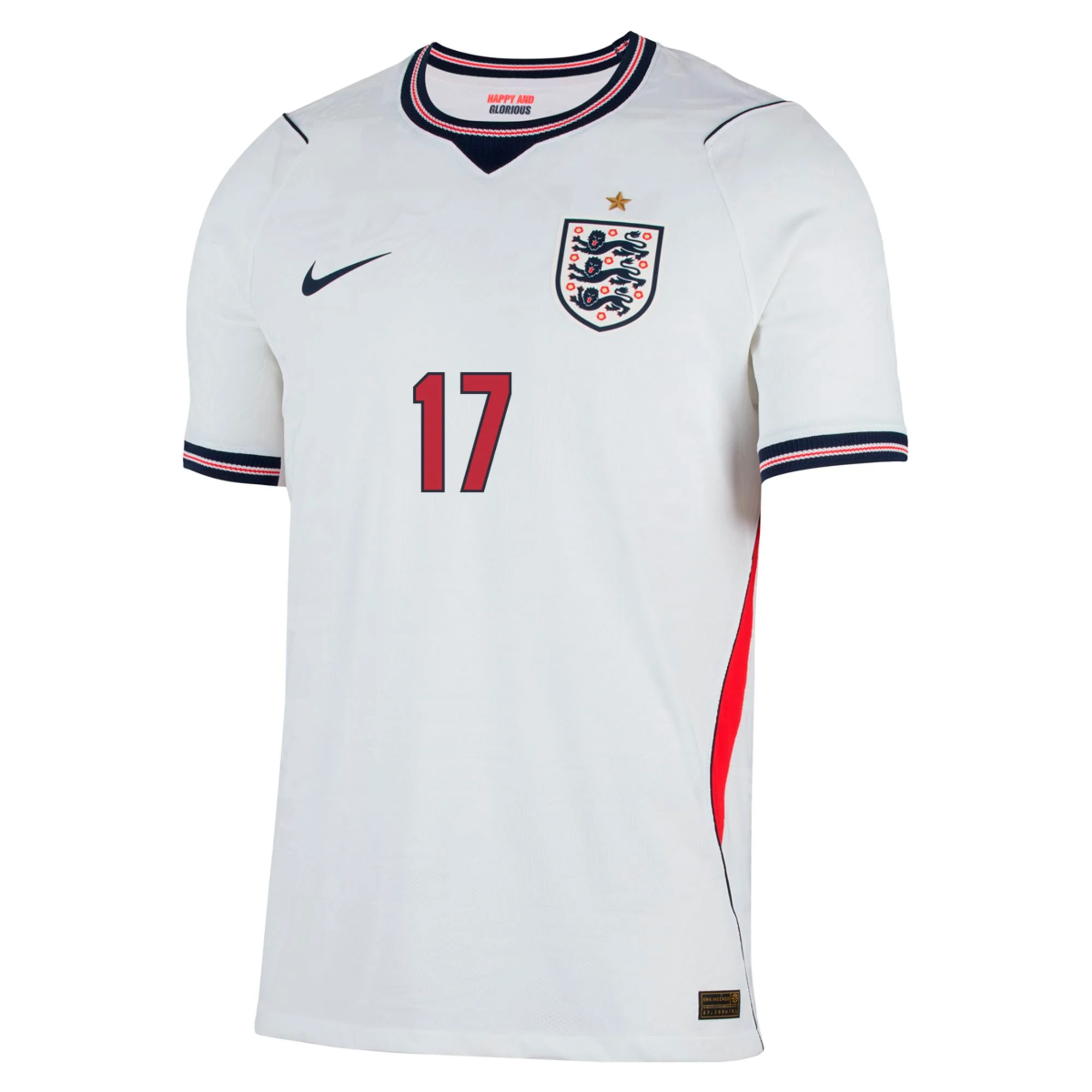 Foden England 2627 Authentic Home Jersey2