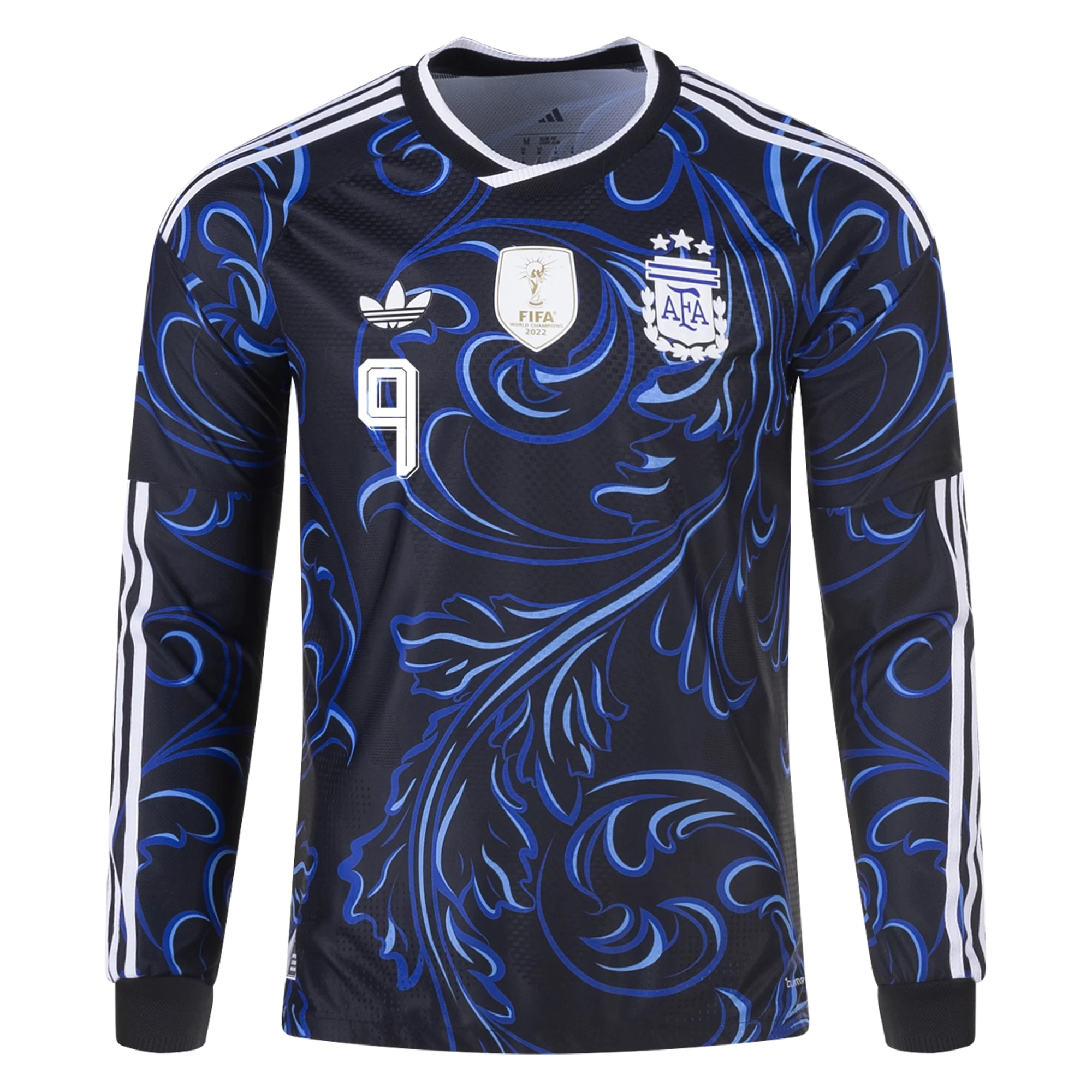 J. Alvarez Argentina 2627 Authentic Away Long Sleeve Jersey1