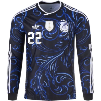 L. Martínez Argentina 26/27 Authentic Away Long Sleeve Jersey