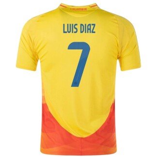 Luis Díaz Colombia 24/25 Authentic Home Jersey