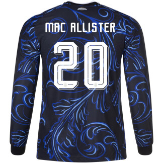Mac Allister Argentina 26/27 Authentic Away Long Sleeve Jersey