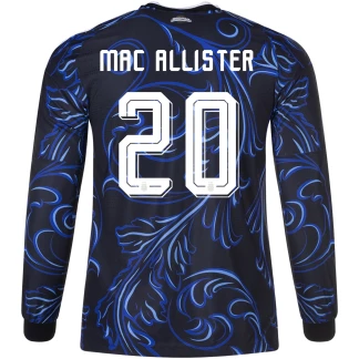 Mac Allister Argentina 26/27 Authentic Away Long Sleeve Jersey