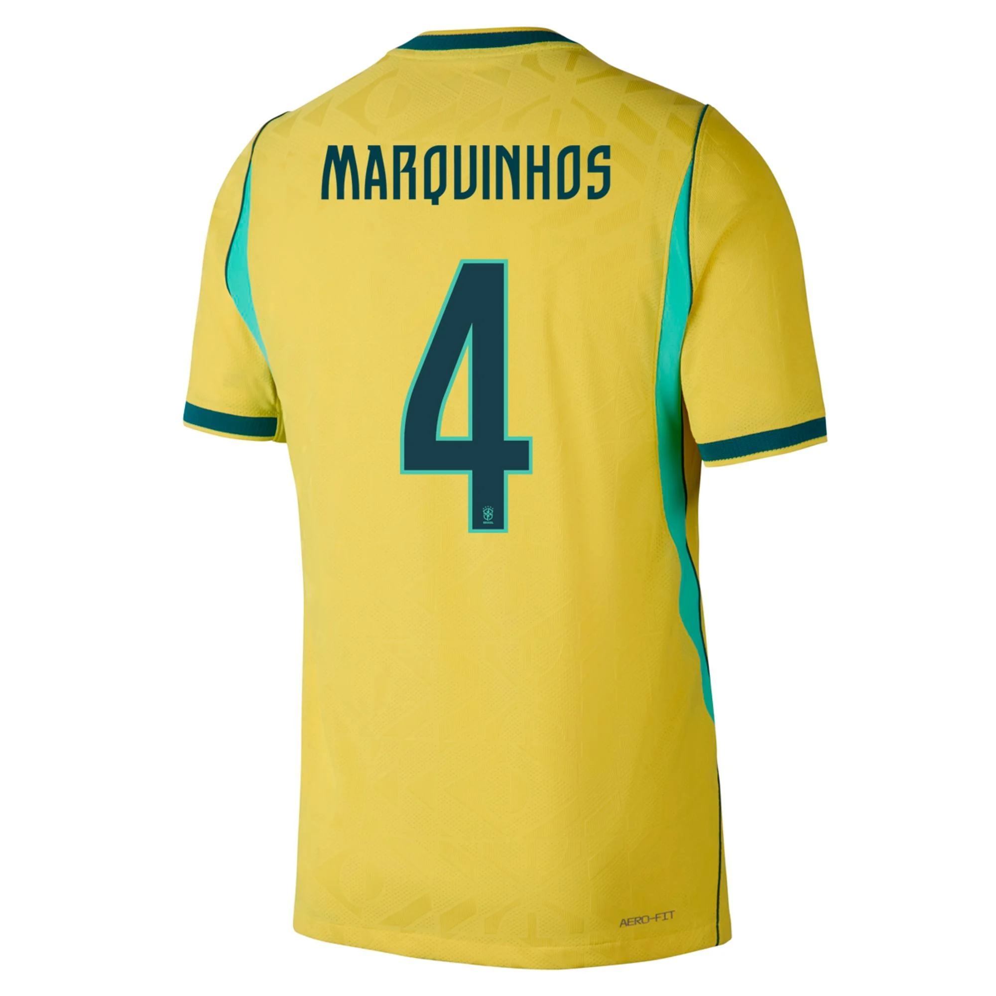 Marquinhos Brazil 2627 Authentic Home Jersey