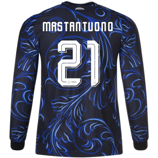 Mastantuono Argentina 26/27 Authentic Away Long Sleeve Jersey