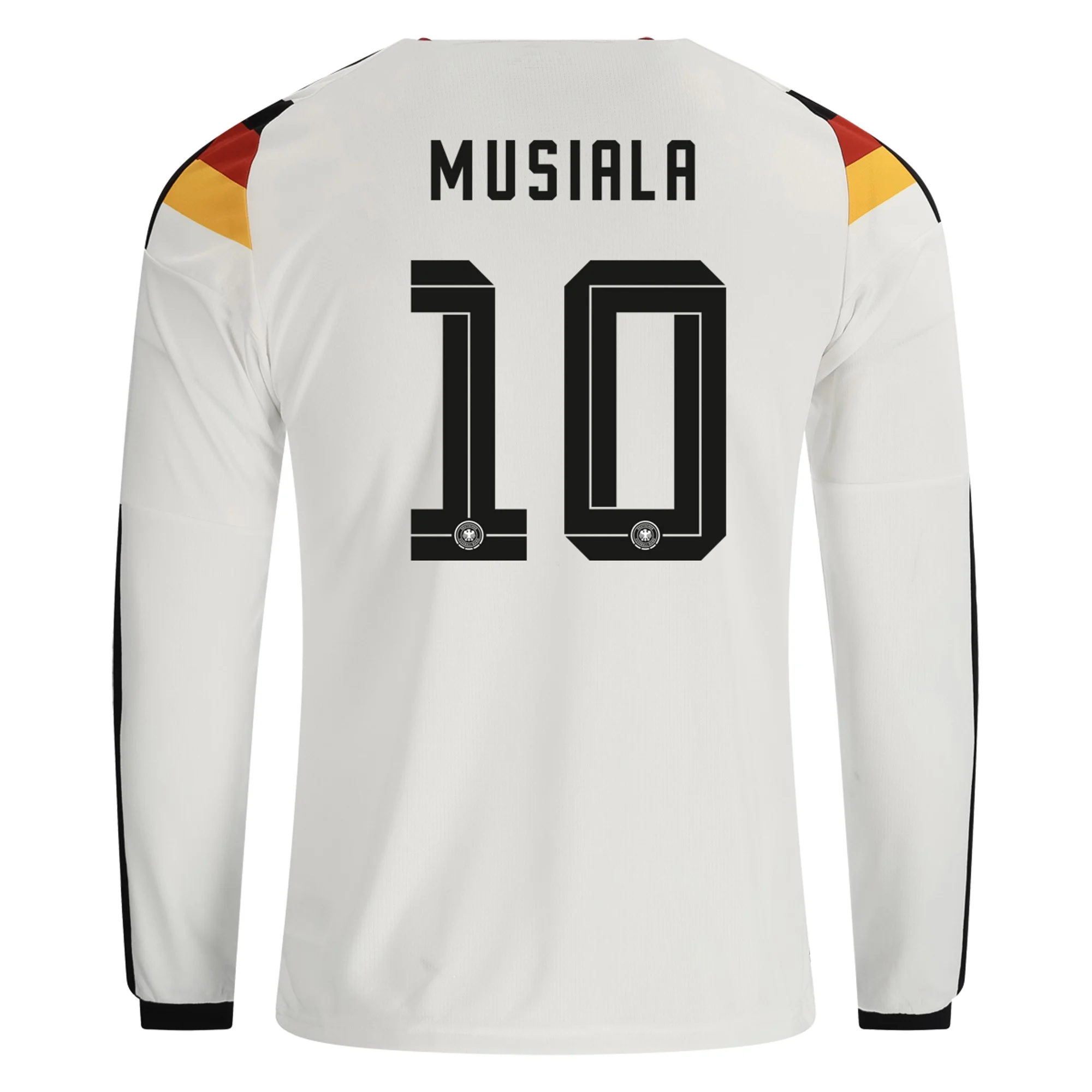 Musiala Germany 2627 Long Sleeve Home Jersey