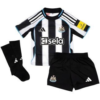 Newcastle United 25/26 Home Kids Kit