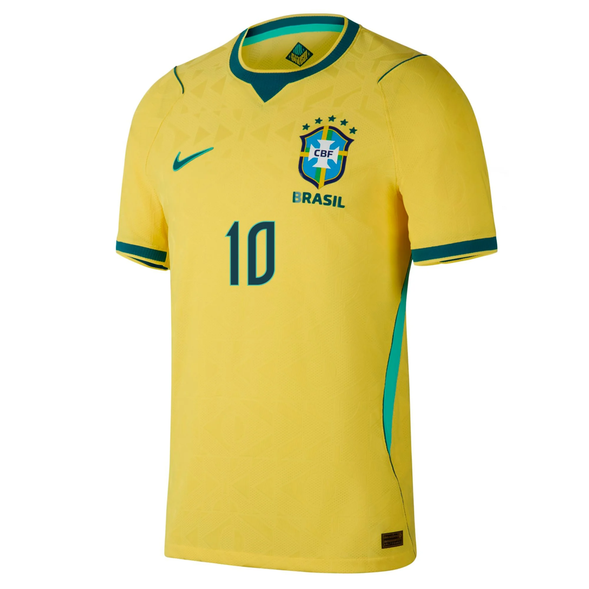 Neymar Jr. Brazil 2627 Authentic Home Jersey2