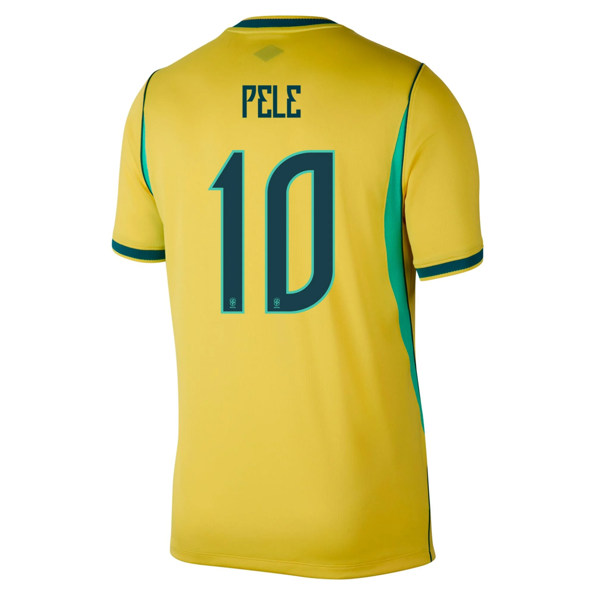 Pele Brazil 2627 Home Jersey