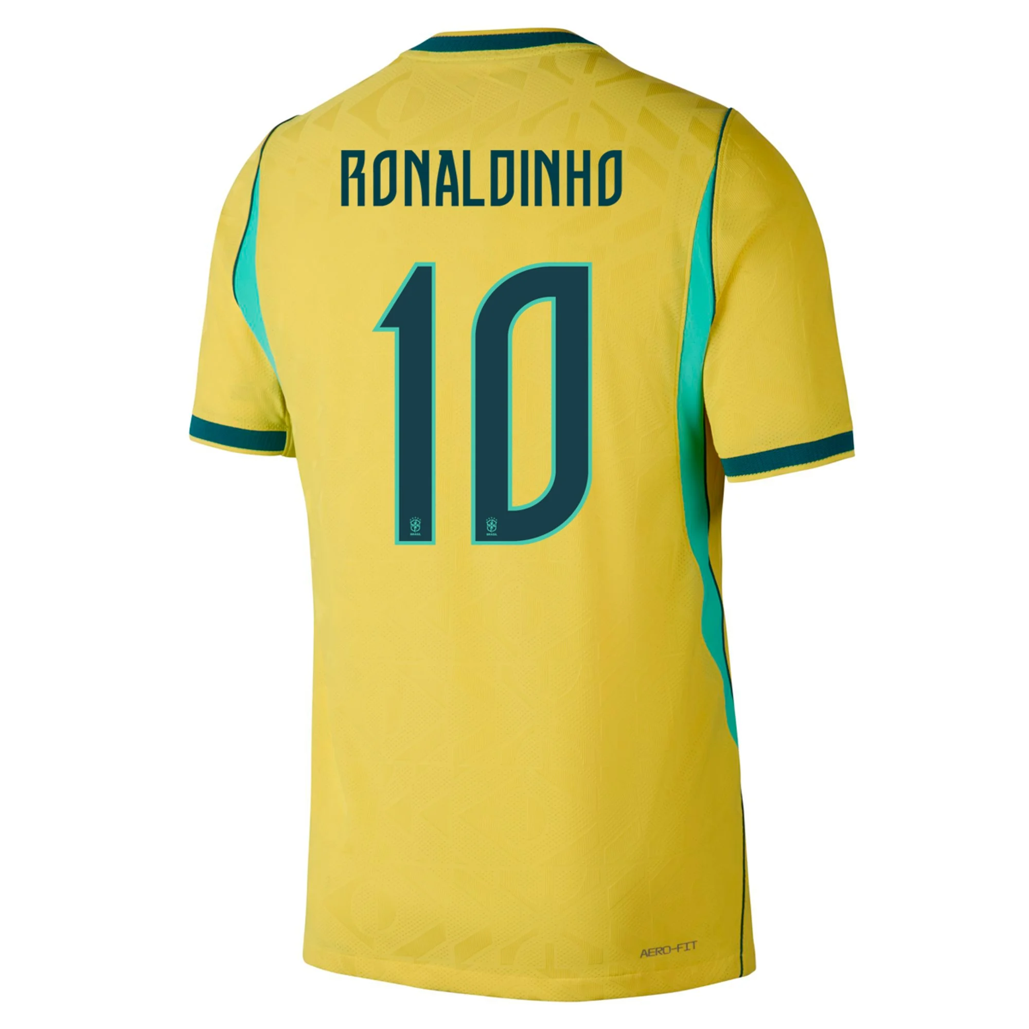 Ronaldinho Brazil 2627 Authentic Home Jersey