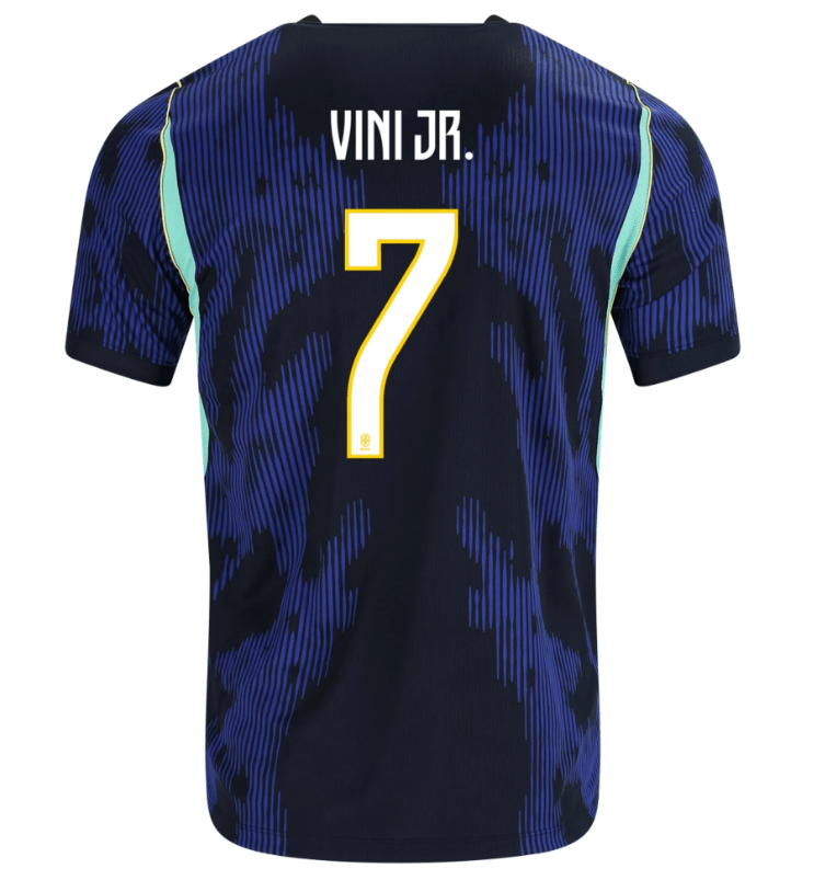 [新品]ブラジル代表のユニフォーム26/27  #VINI JR 10番 Vini Jr. Brazil 26/27 Away Jersey - SoccerArmor -