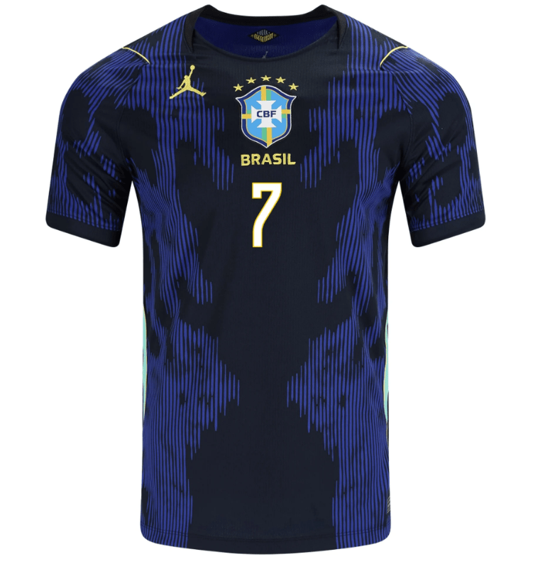 Vini Jr. Brazil 26/27 Away Jersey - SoccerArmor -