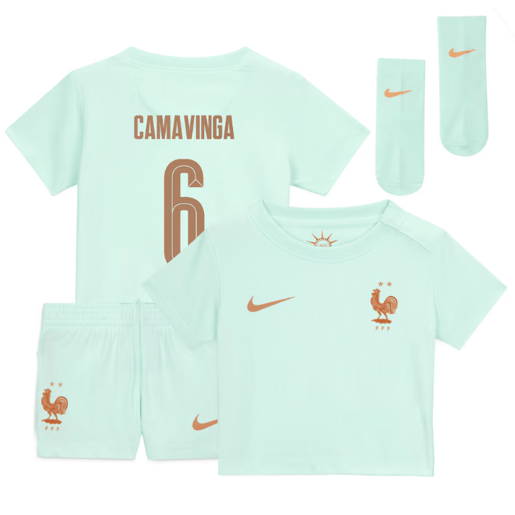 Camavinga France 2627 Away Kids Kit